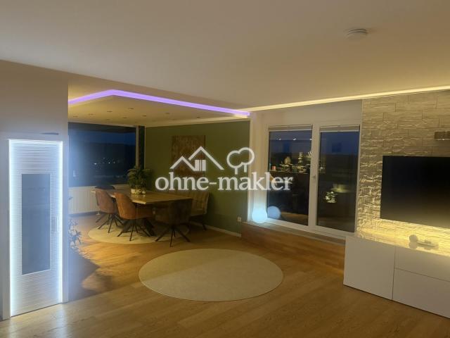 Penthouse bei Nacht