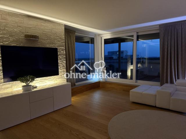 Panoramablick bei Nacht 