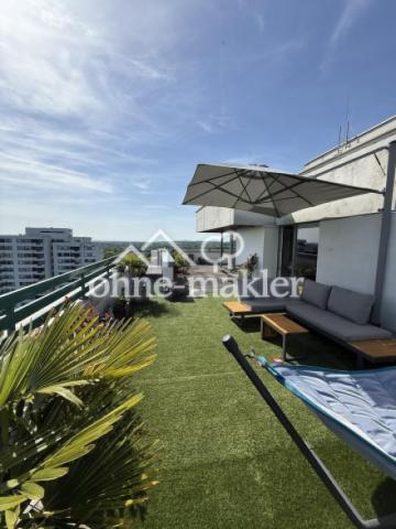 Großzügige Dachterrasse 