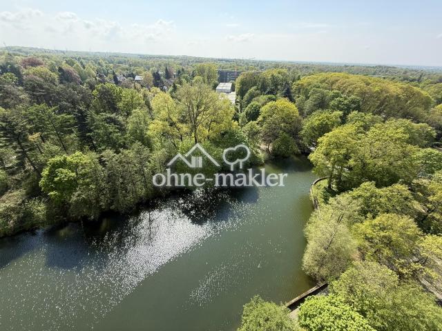 Blick auf den Stadtweiher
