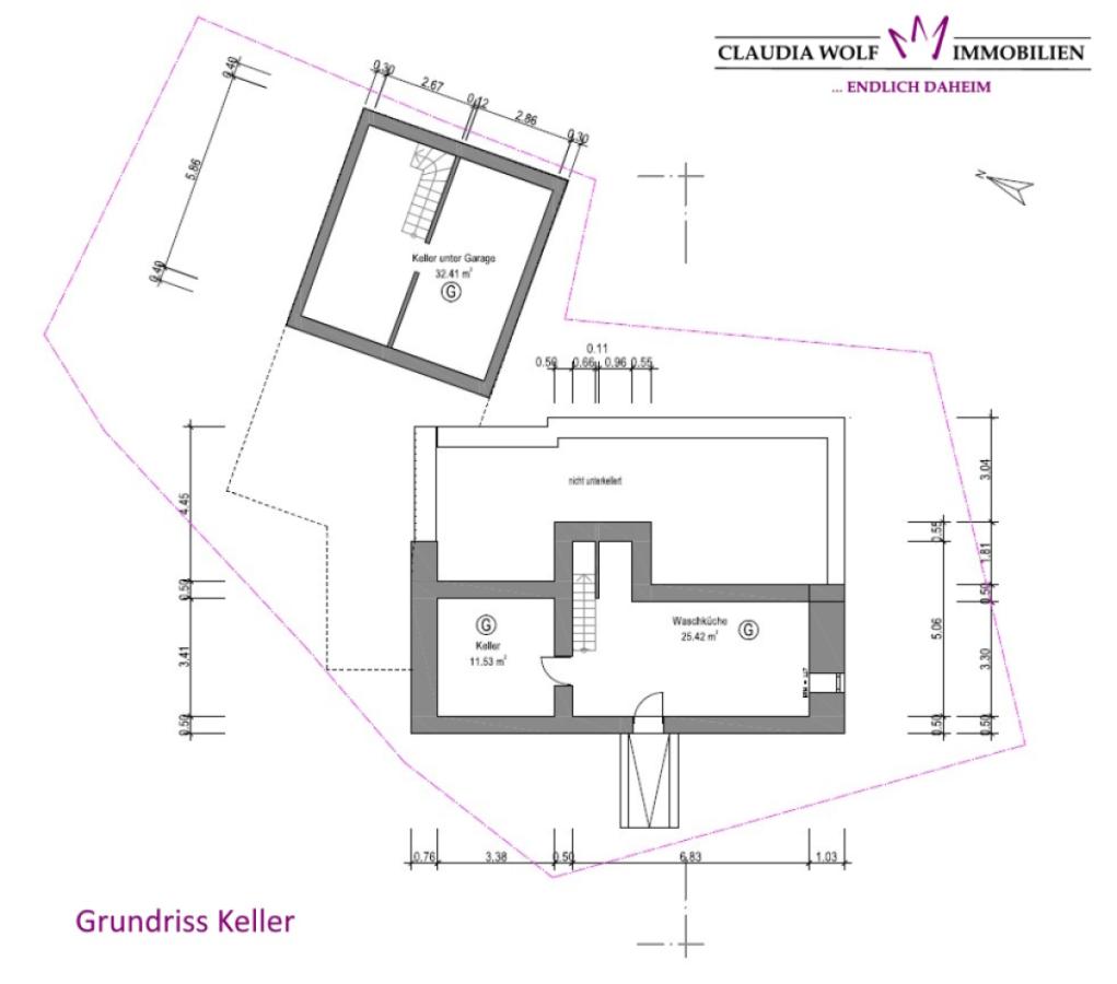 Grundriss Untergeschoss