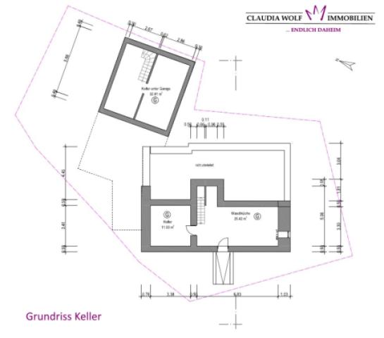 Grundriss Untergeschoss