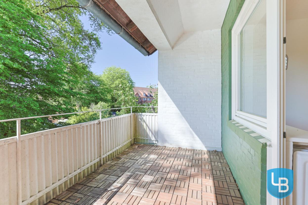 Loggia mit Blick ins Grüne