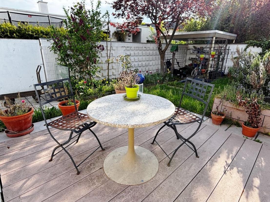 sonniger Sitzplatz