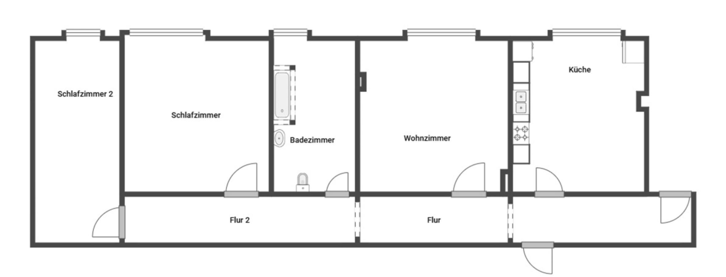 Grundriss Skizze