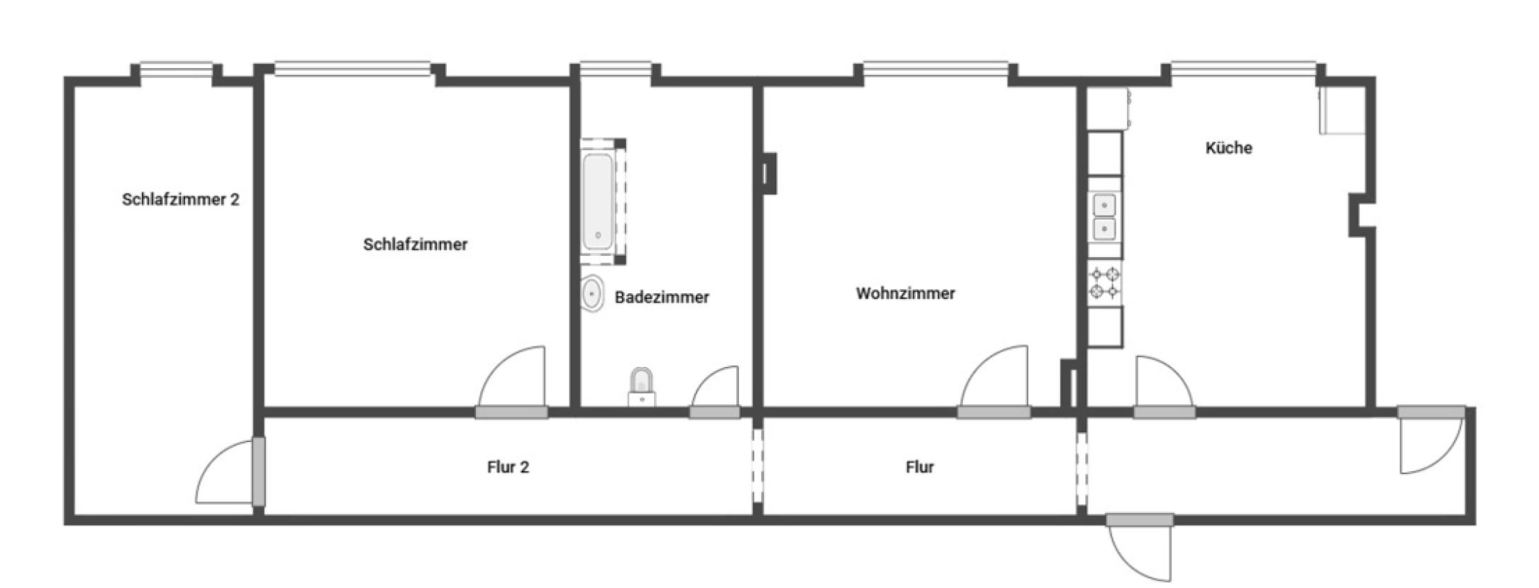Grundriss Skizze