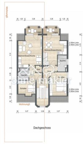 Grundriss Wohnung 5