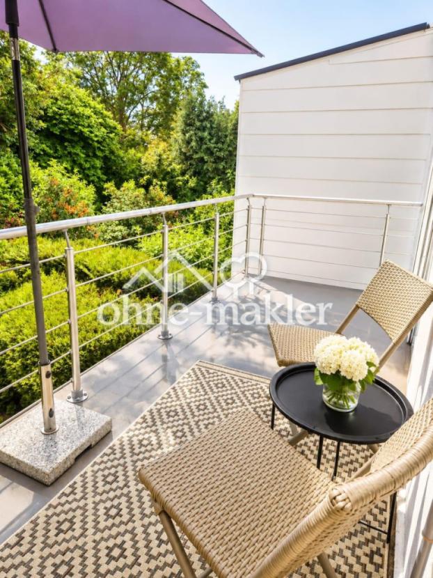 Balkon obere Etage