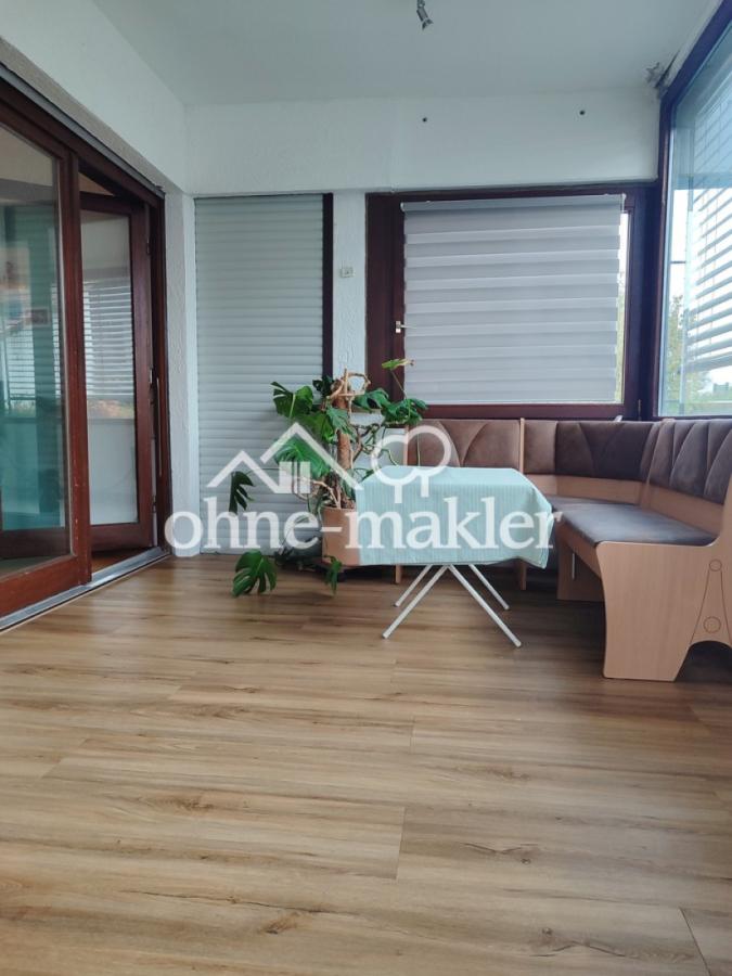 verglaster Balkon