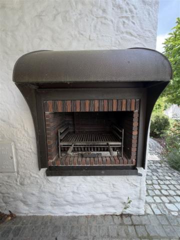 Integrierter eingemauter Grill