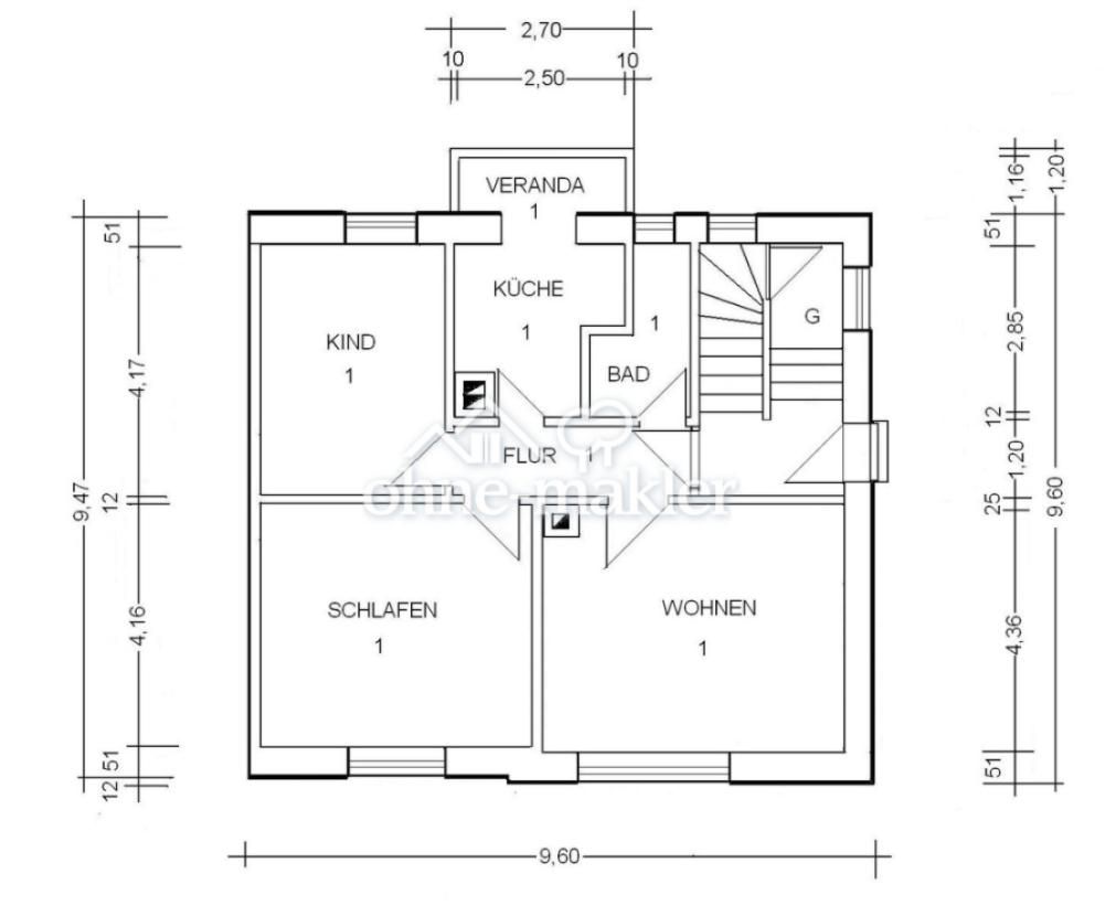 Grundriss Wohnung