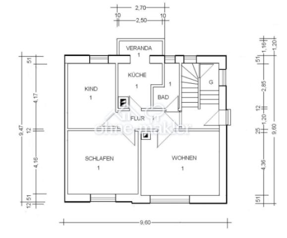 Grundriss Wohnung