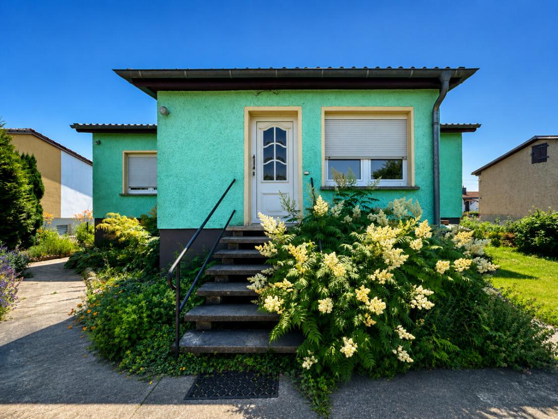 Objektansicht gartenseitig