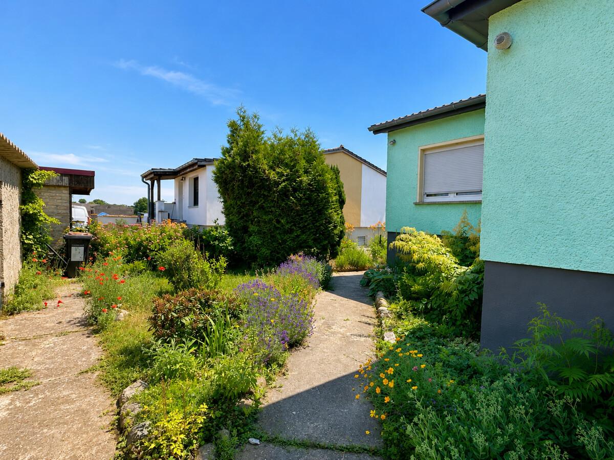 Objektansicht gartenseitig