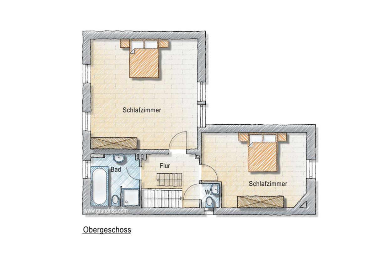 Grundriss Obergeschoss