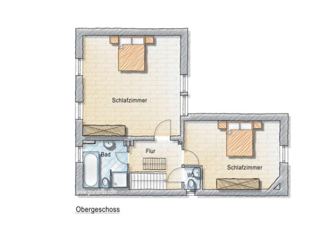 Grundriss Obergeschoss