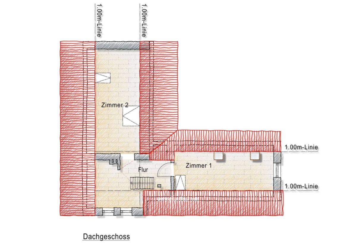 Grundriss Spitzboden