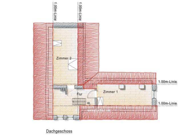 Grundriss Spitzboden