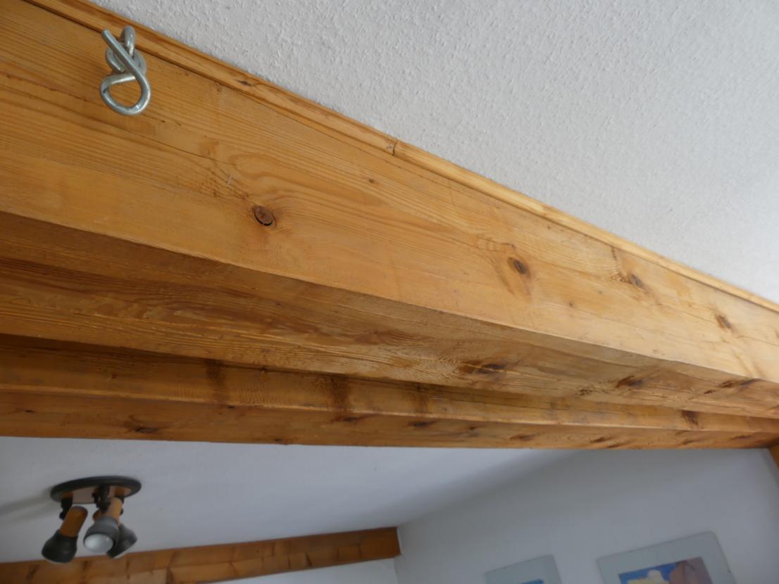 offene Dachbalken