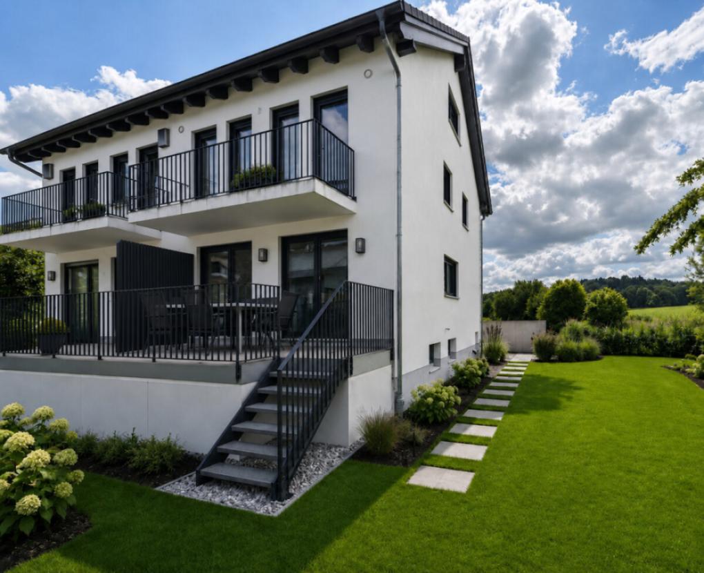 Beispiel Gartenansicht nach Fertigstellung