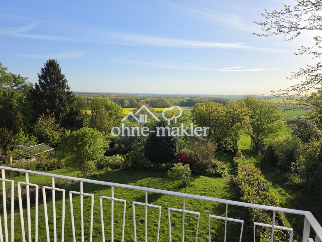 Blick vom Balkon