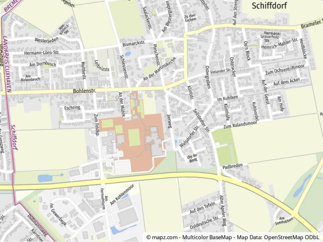 Geolyzer Kartenausschnitt
