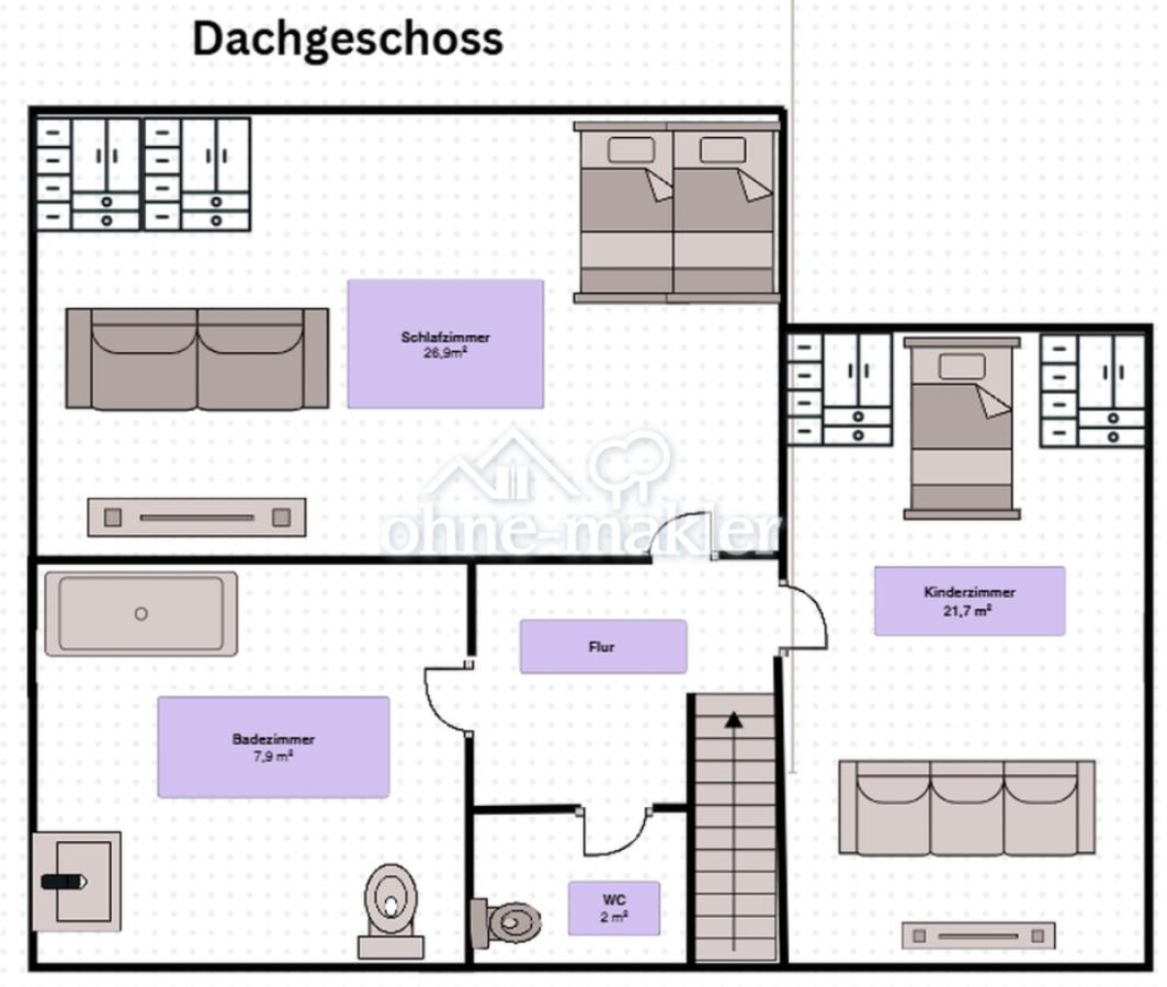 Grundriss Obergeschoss
