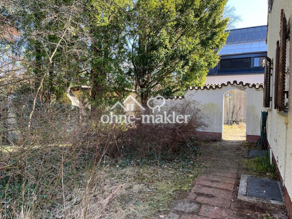 Rückansicht des Hauses