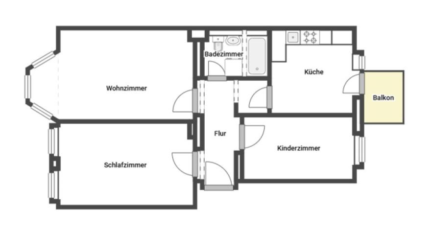 Grundriss Skizze