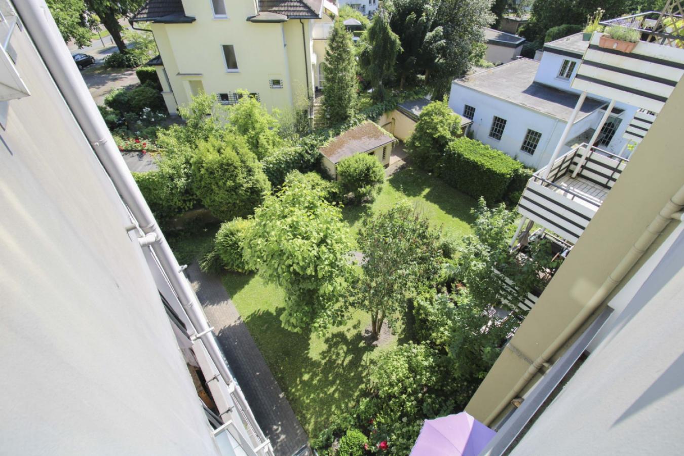 Garten von oben