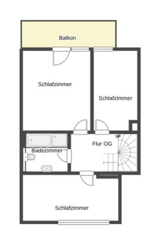 Grundriss Skizze OG