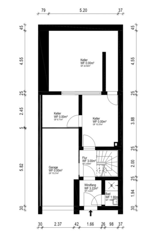 Grundriss Skizze UG