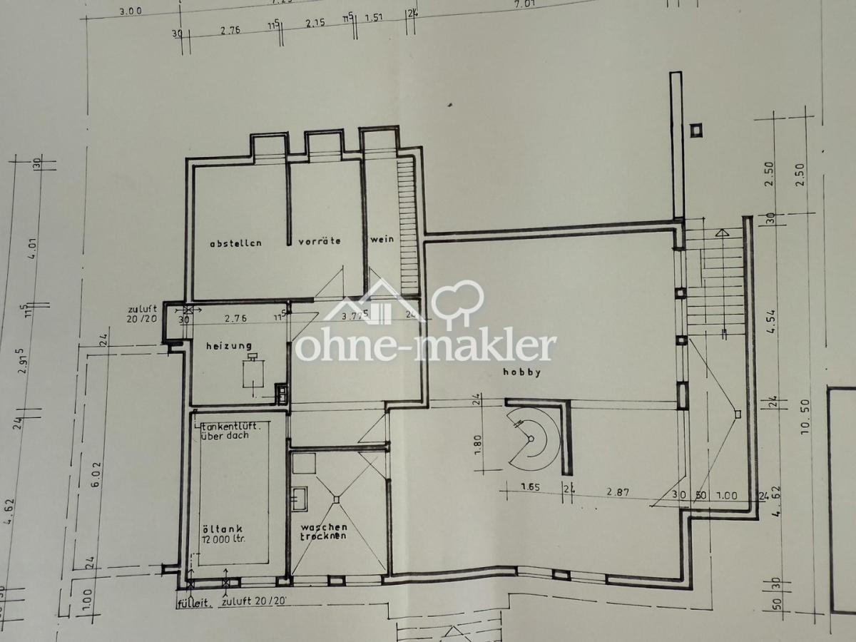 Grundriss Untergeschoss