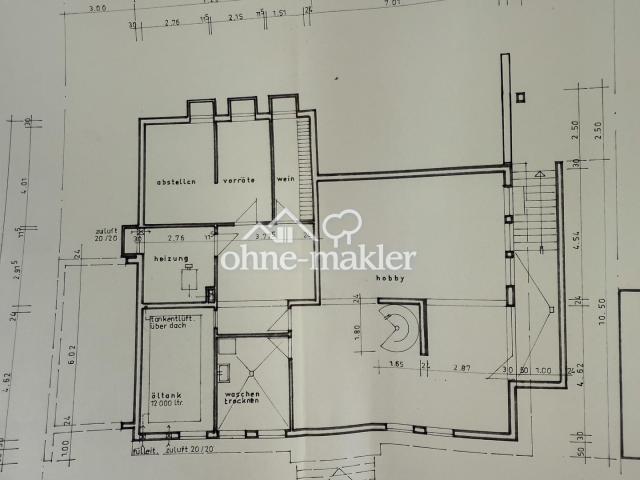 Grundriss Untergeschoss