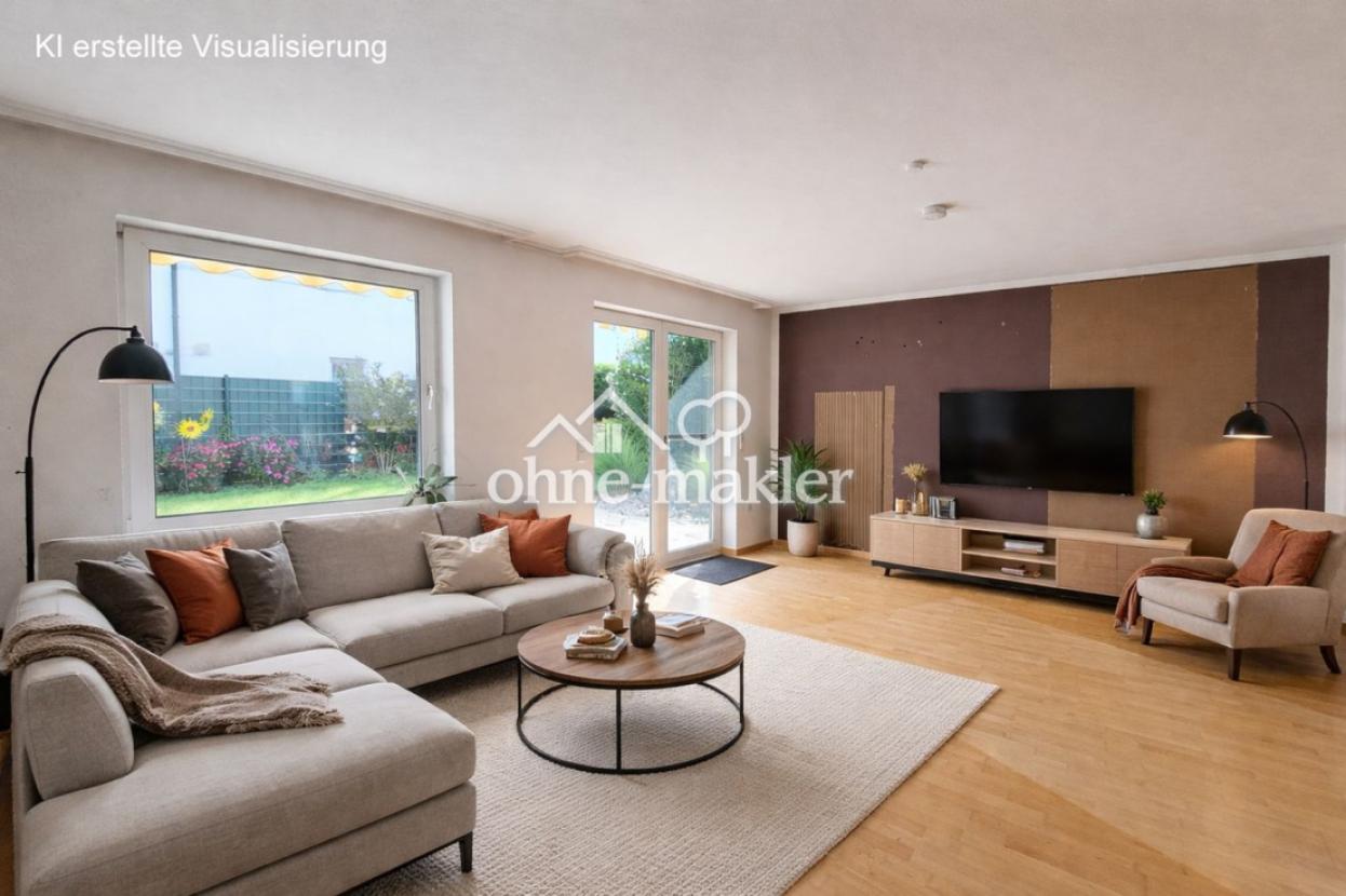 Wohnzimmer visualisiert