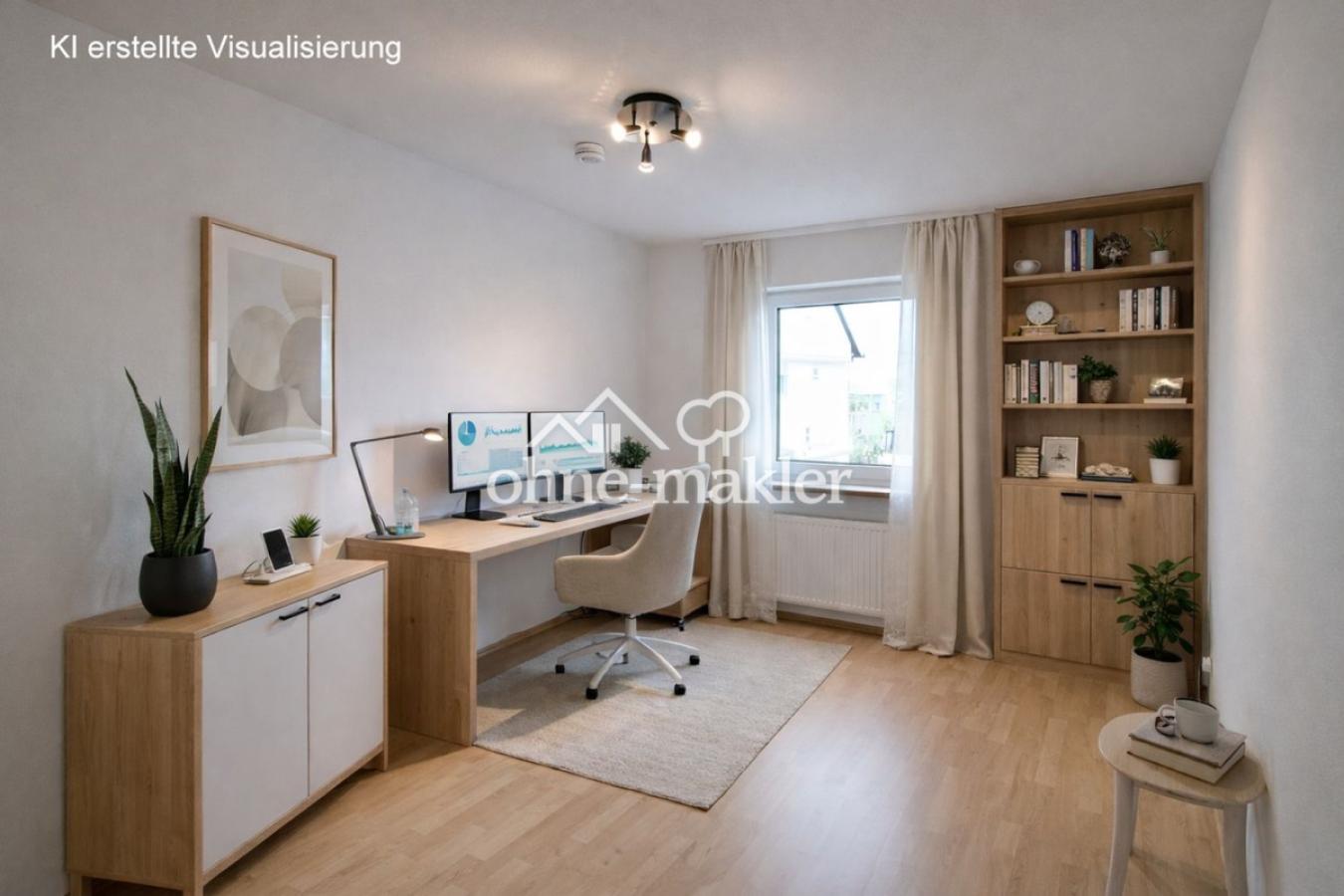 Büro visualisiert