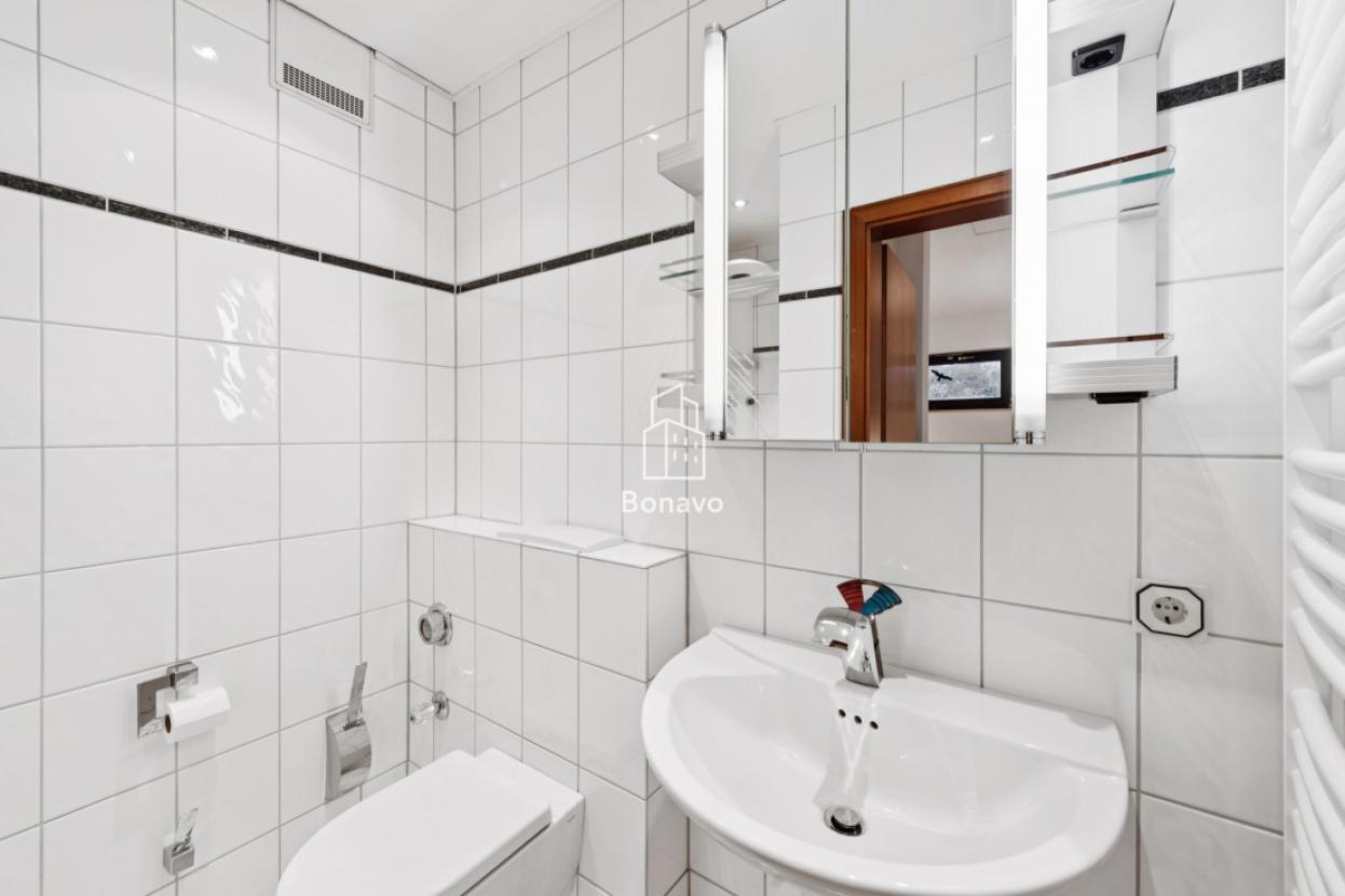 Badezimmer 1-Zimmer-Wohnung 