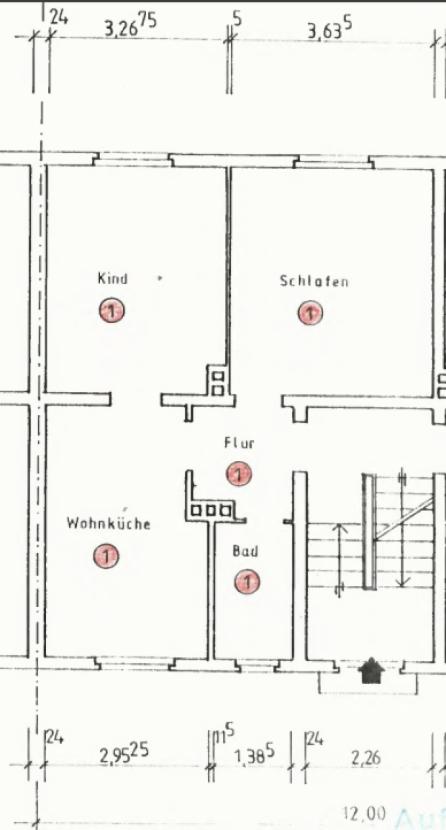 Grundriss EG Wg. 1