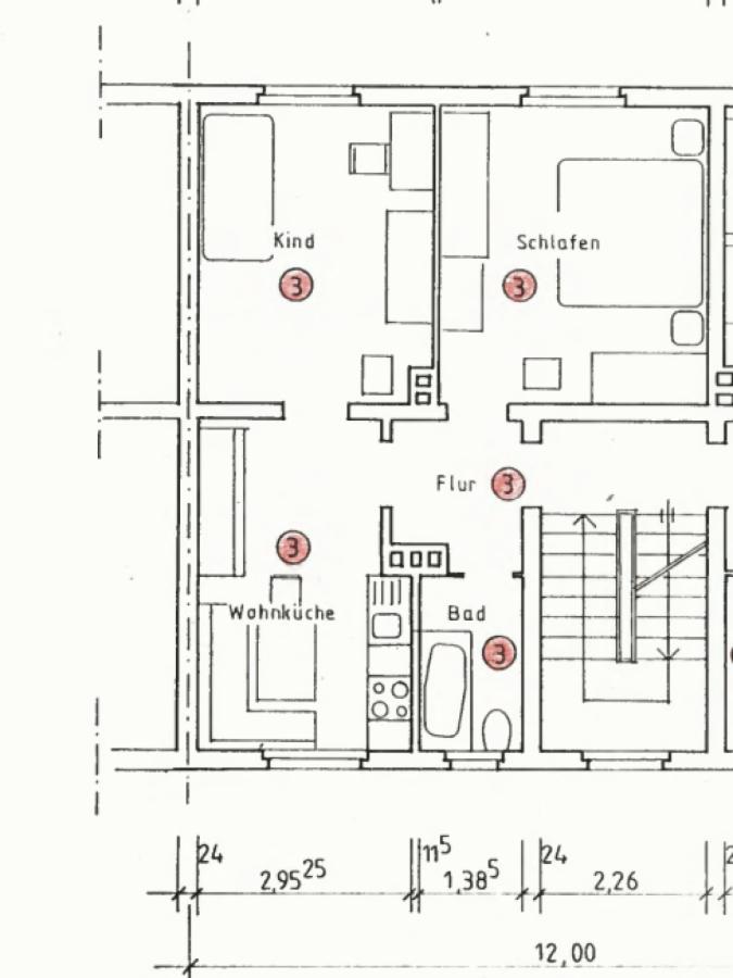 Grundriss OG Wg. 3