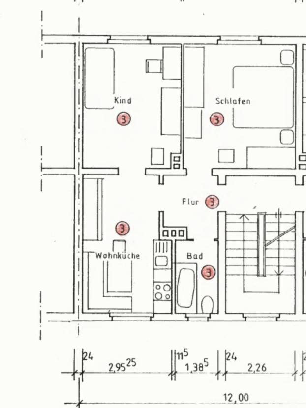 Grundriss OG Wg. 3