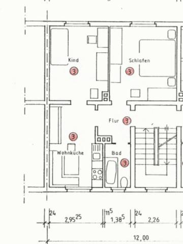 Grundriss OG Wg. 3