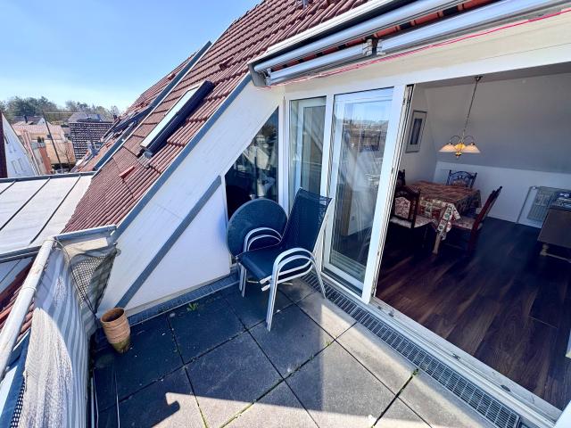 Sitzbereich auf der Loggia