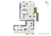 Grundriss Wohnungen 12a u. 12b