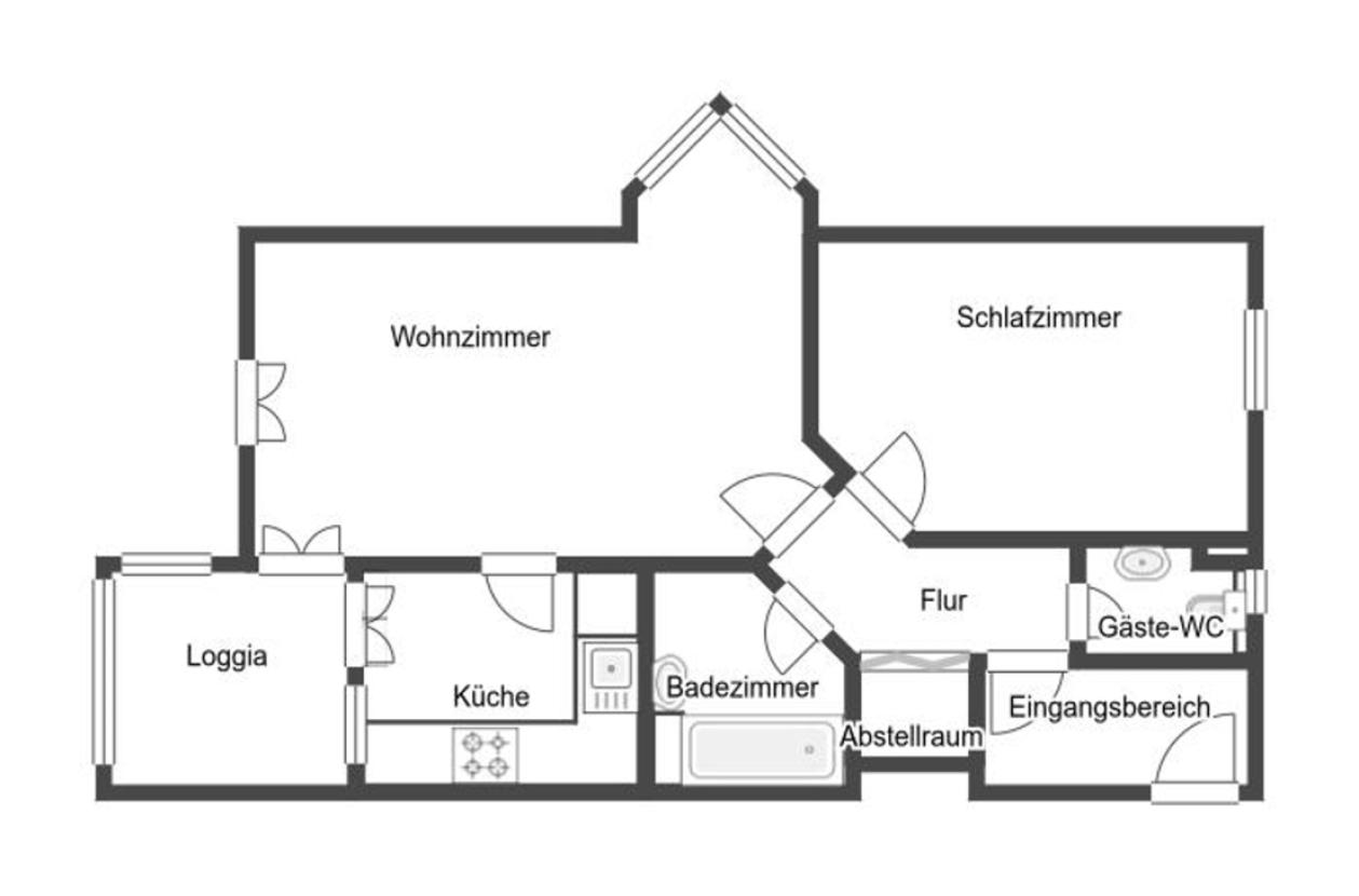 Grundriss Skizze