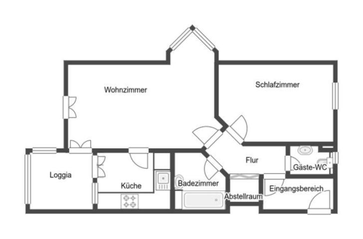Grundriss Skizze
