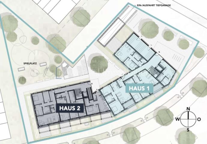 Lageplan Grundstück