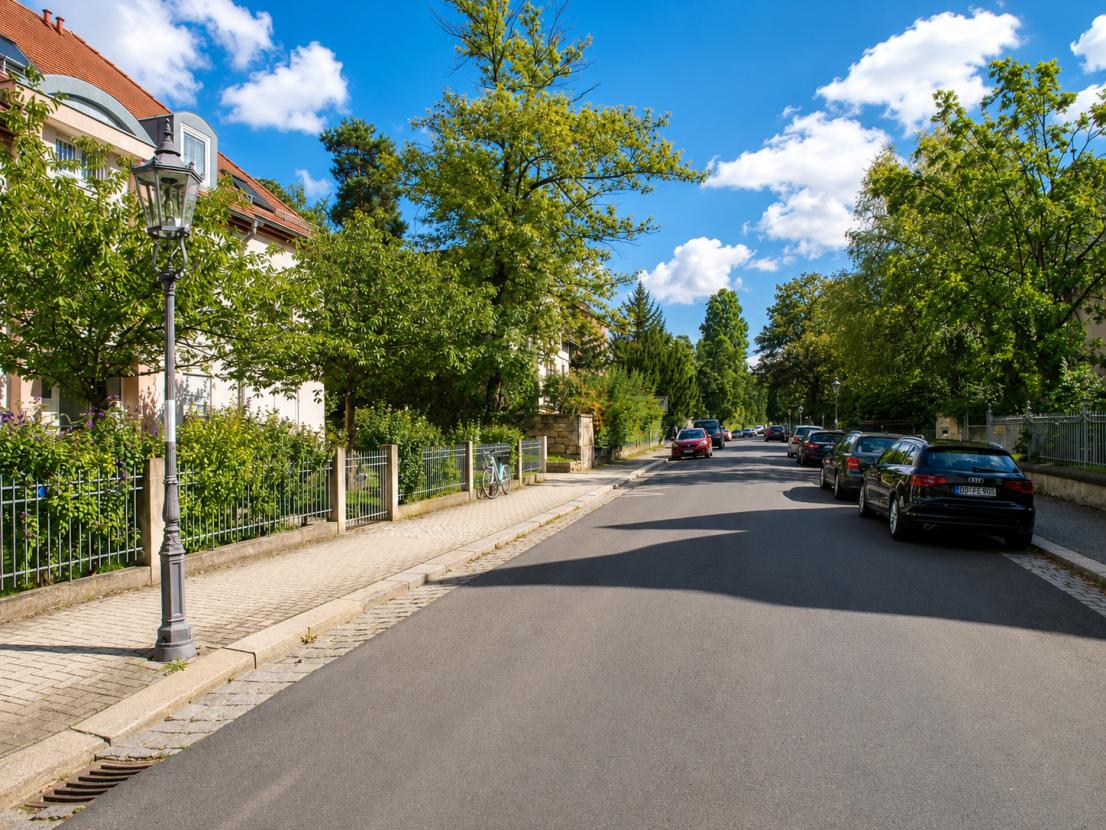 Blick in die Straße