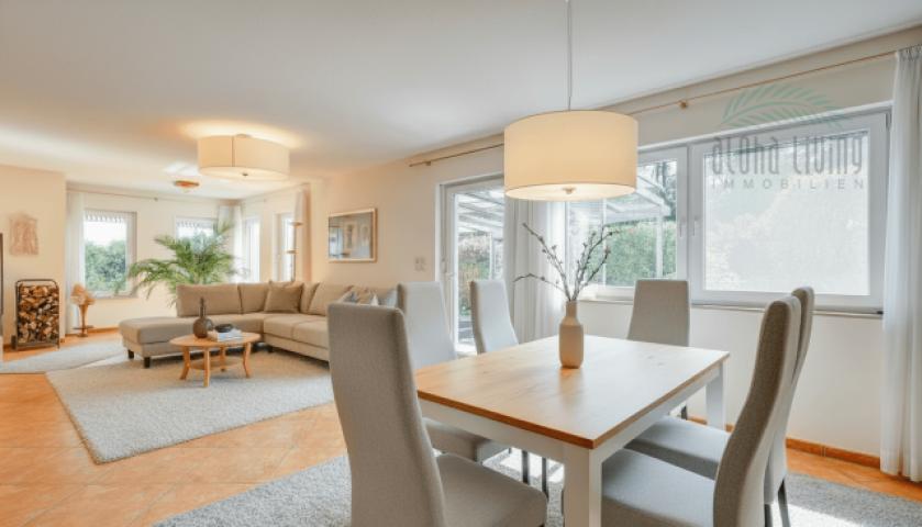 Visualisierung Wohnzimmer (EG)