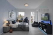 Visualisierung Schlafzimmer 3 (OG)
