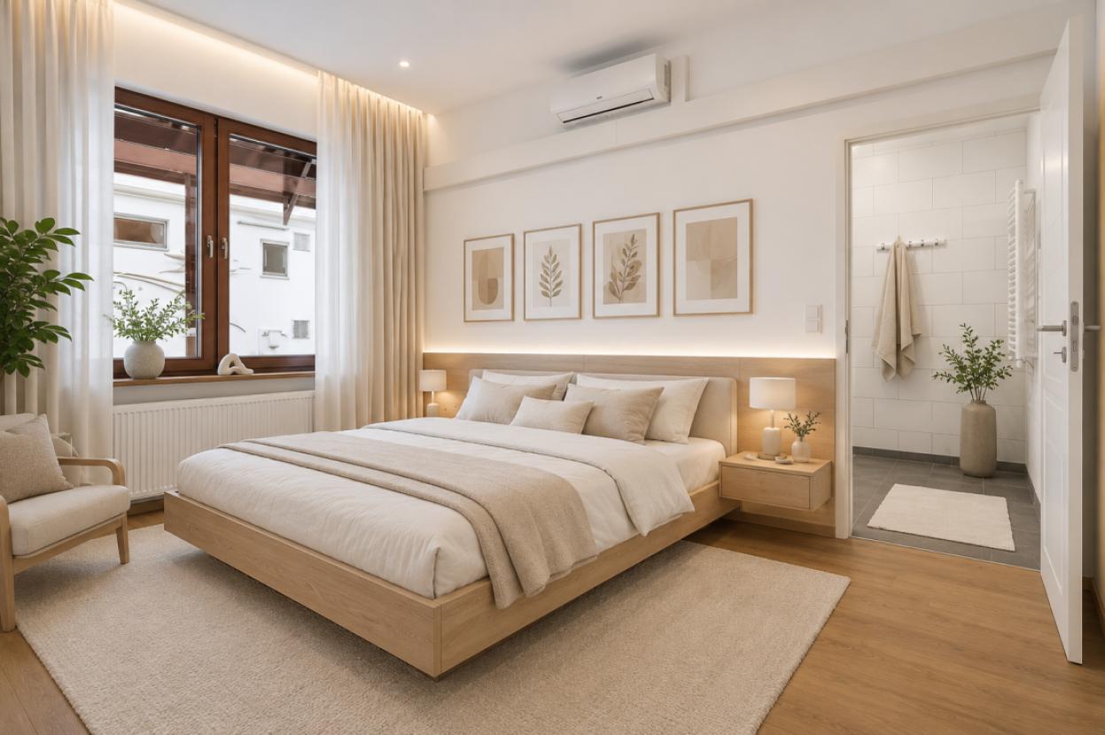 Schlafzimmer - Einrichtungsbeispiel